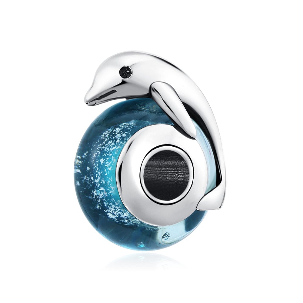 Pangama Jewelry Ocean Dolphin Embrace Blue Charm