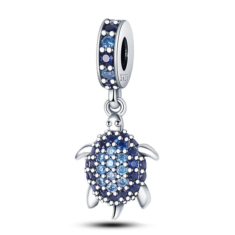 Pangama Jewelry Ocean Tortoise Dangle Charm