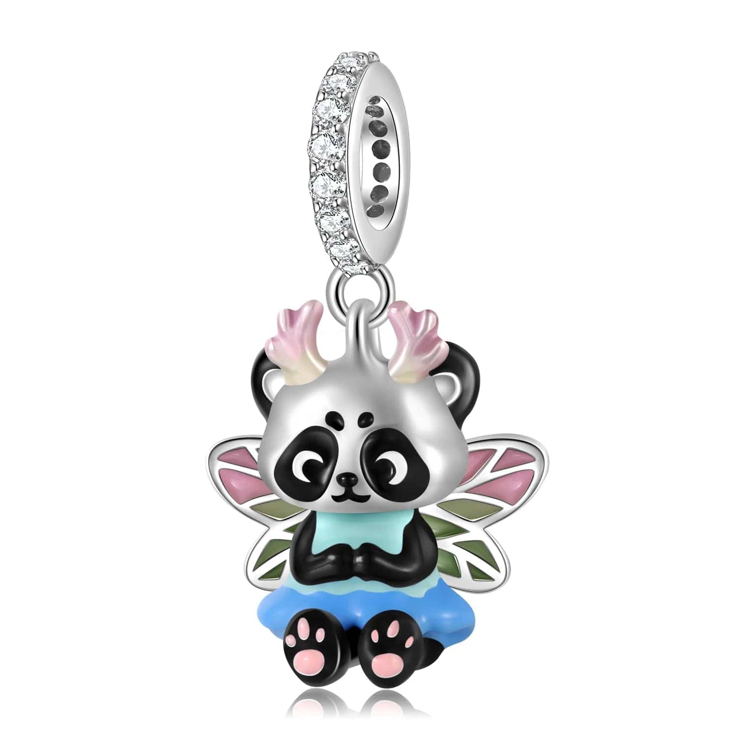 Pangama Jewelry Panda Fairy Dangle Charm