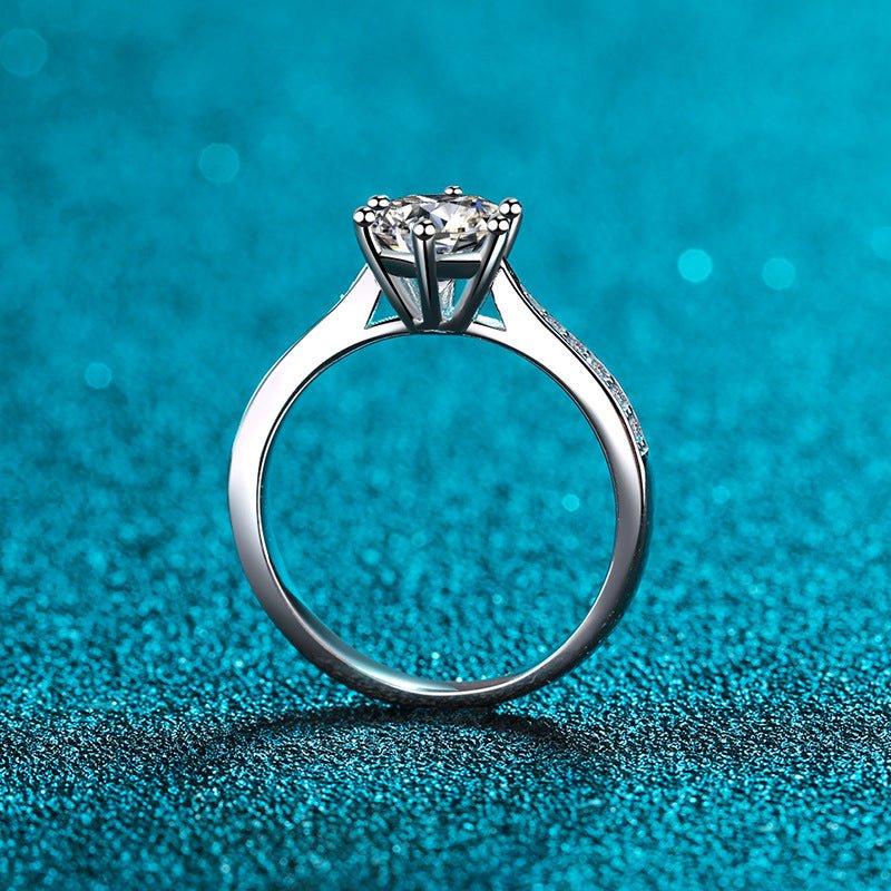Pangama Jewelry Pangama Classic Solitaire Moissanite Ring