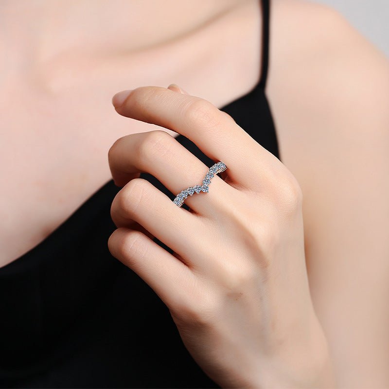 Pangama Jewelry Pangama Crown Gleam Moissanite Ring