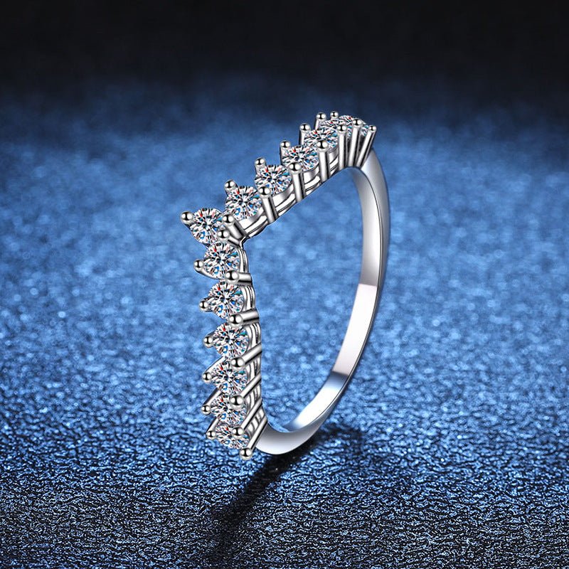 Pangama Jewelry Pangama Crown Gleam Moissanite Ring