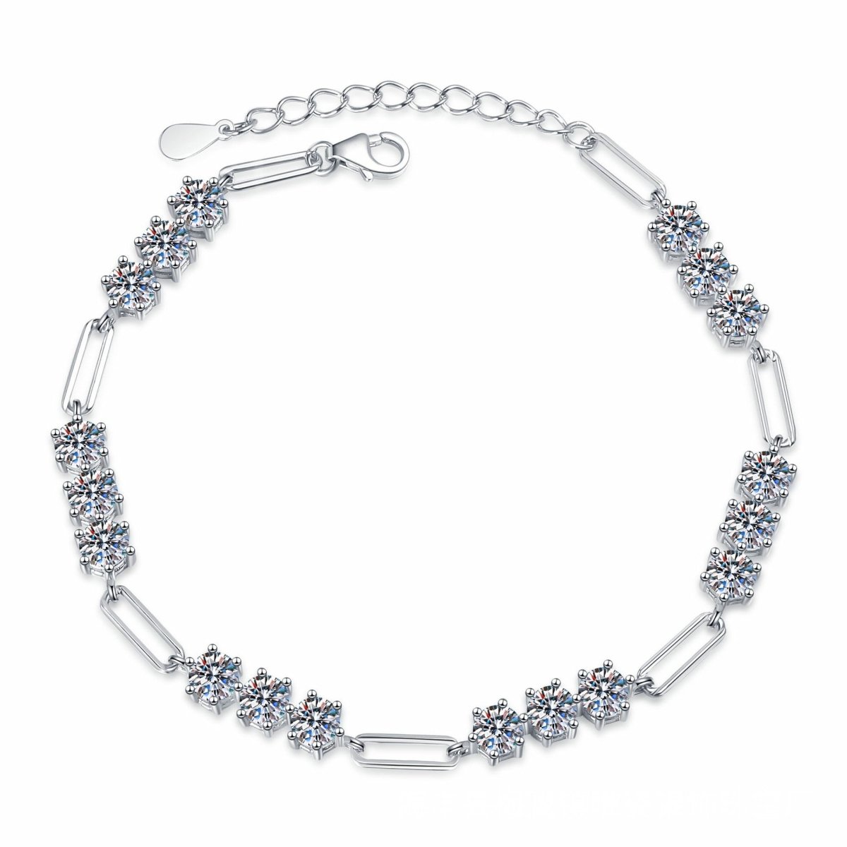 Pangama Jewelry Pangama Dazzling Cluster Moissanite Bracelet