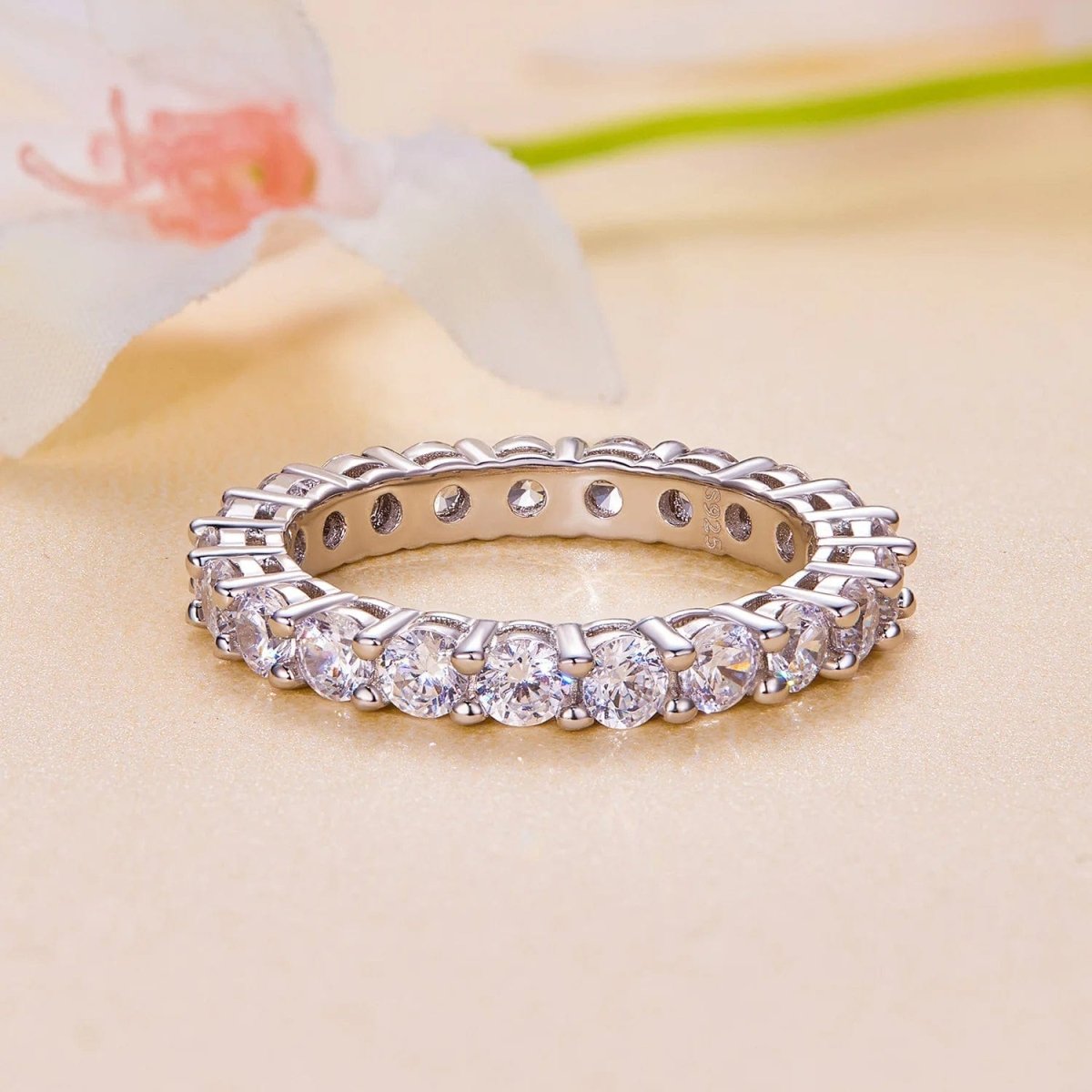 Pangama Jewelry Pangama Moissanite Eternity Band