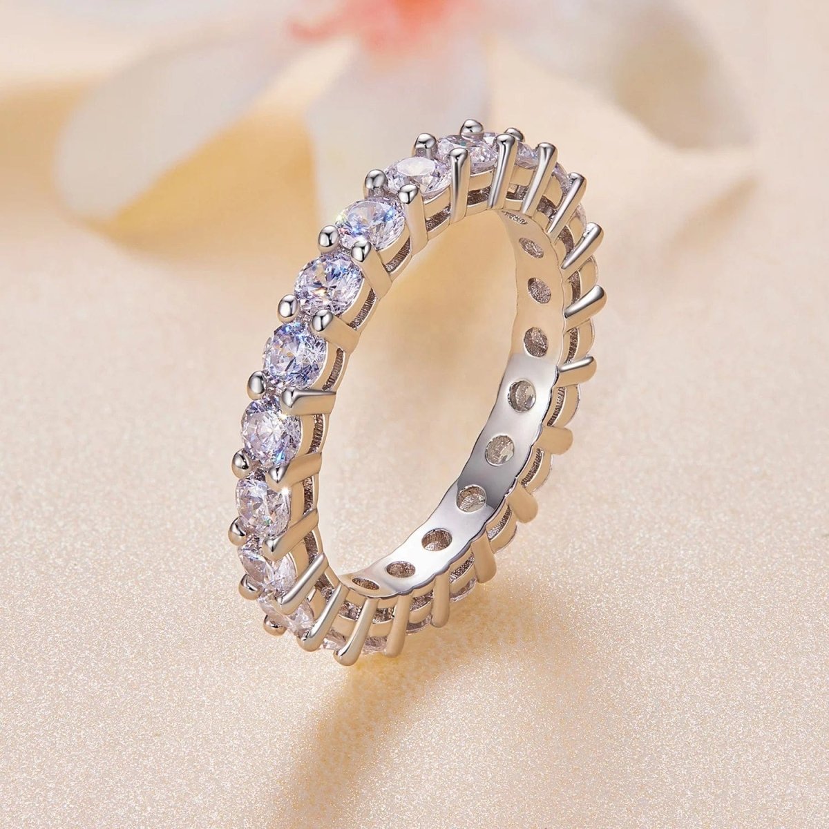 Pangama Jewelry Pangama Moissanite Eternity Band