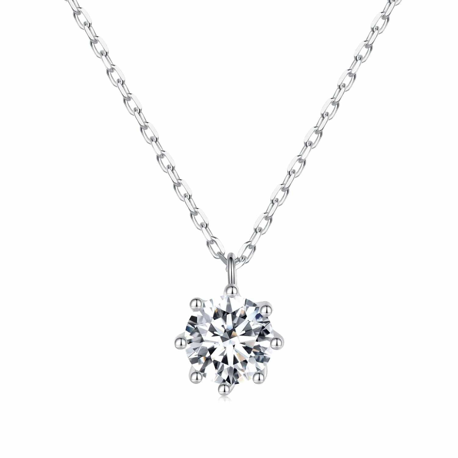 Pangama Jewelry Pangama Moissanite Solitaire Necklace