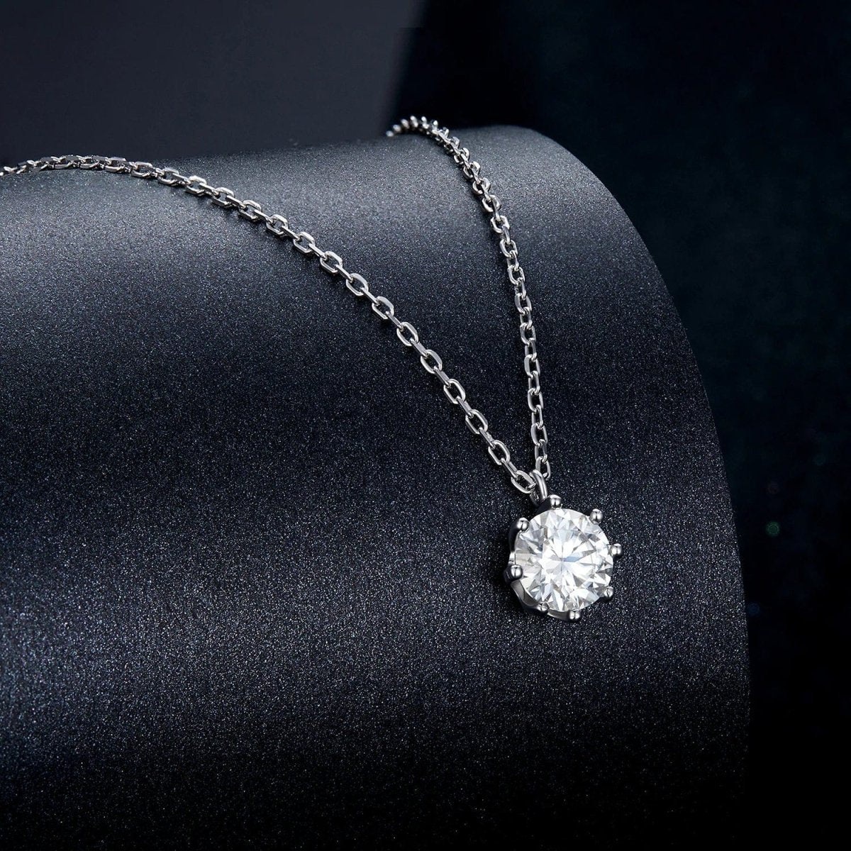 Pangama Jewelry Pangama Moissanite Solitaire Necklace