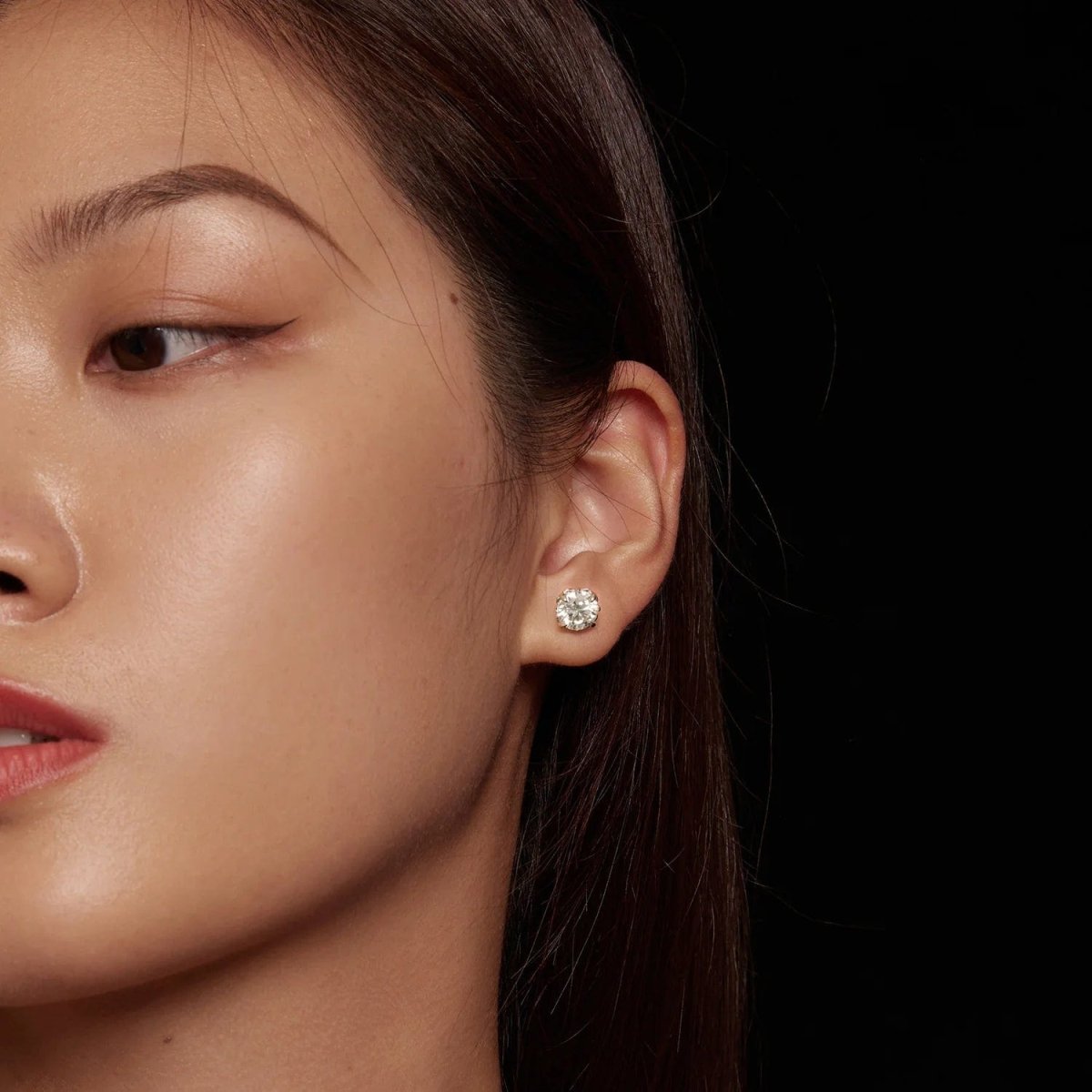 Pangama Jewelry Pangama Moissanite Stud Earrings