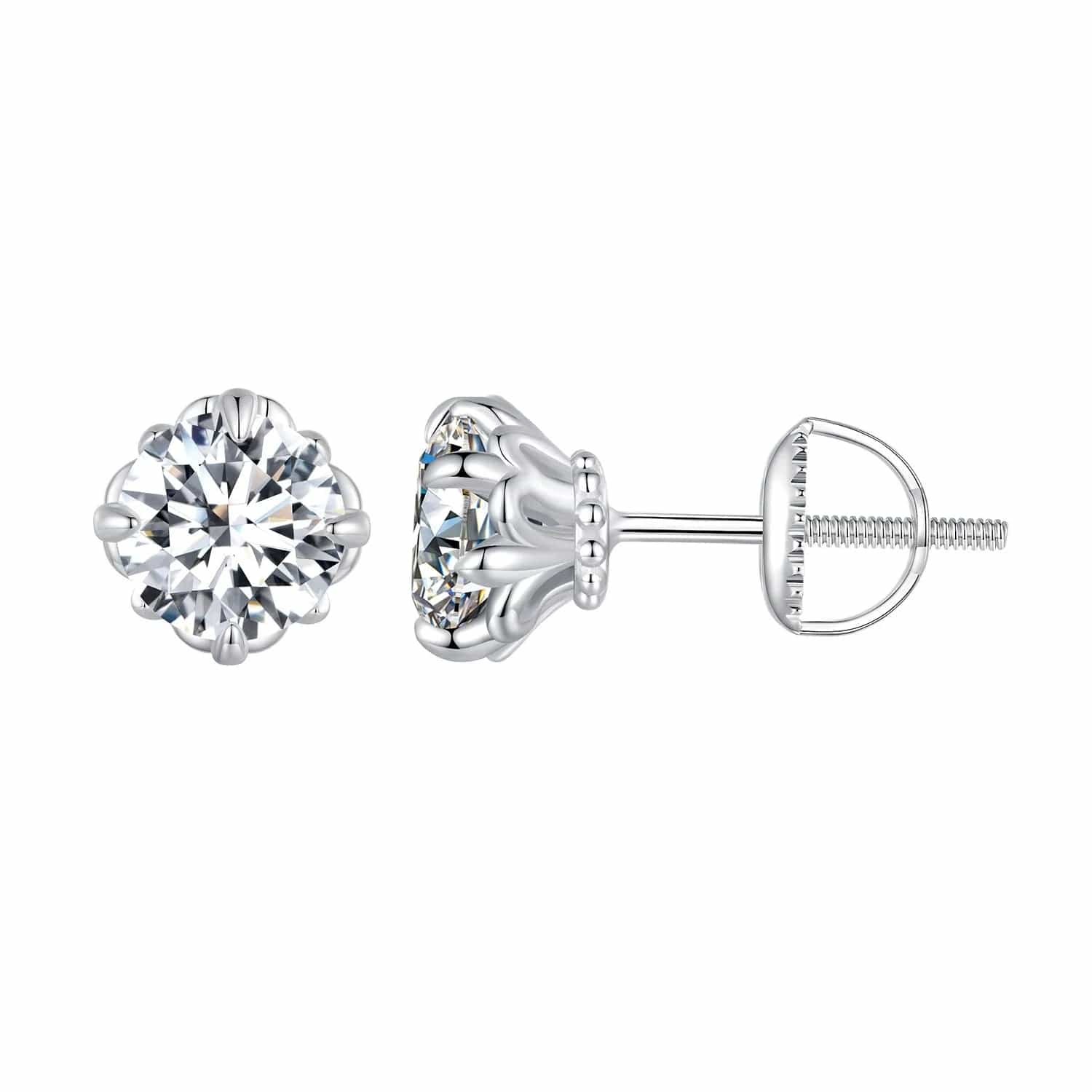 Pangama Jewelry Pangama Moissanite Stud Earrings