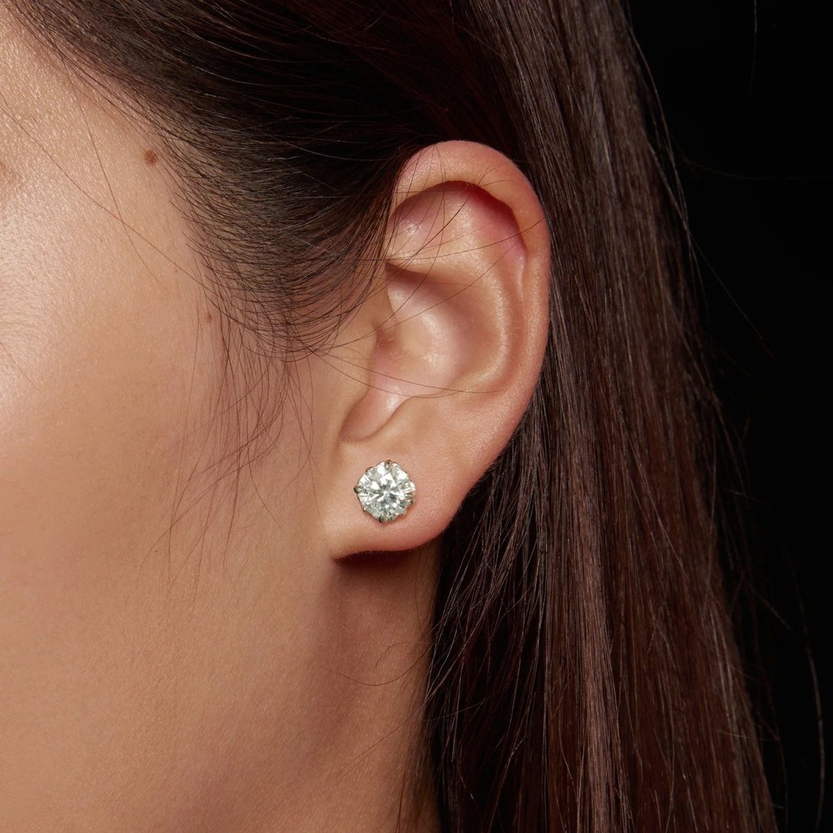 Pangama Jewelry Pangama Moissanite Stud Earrings