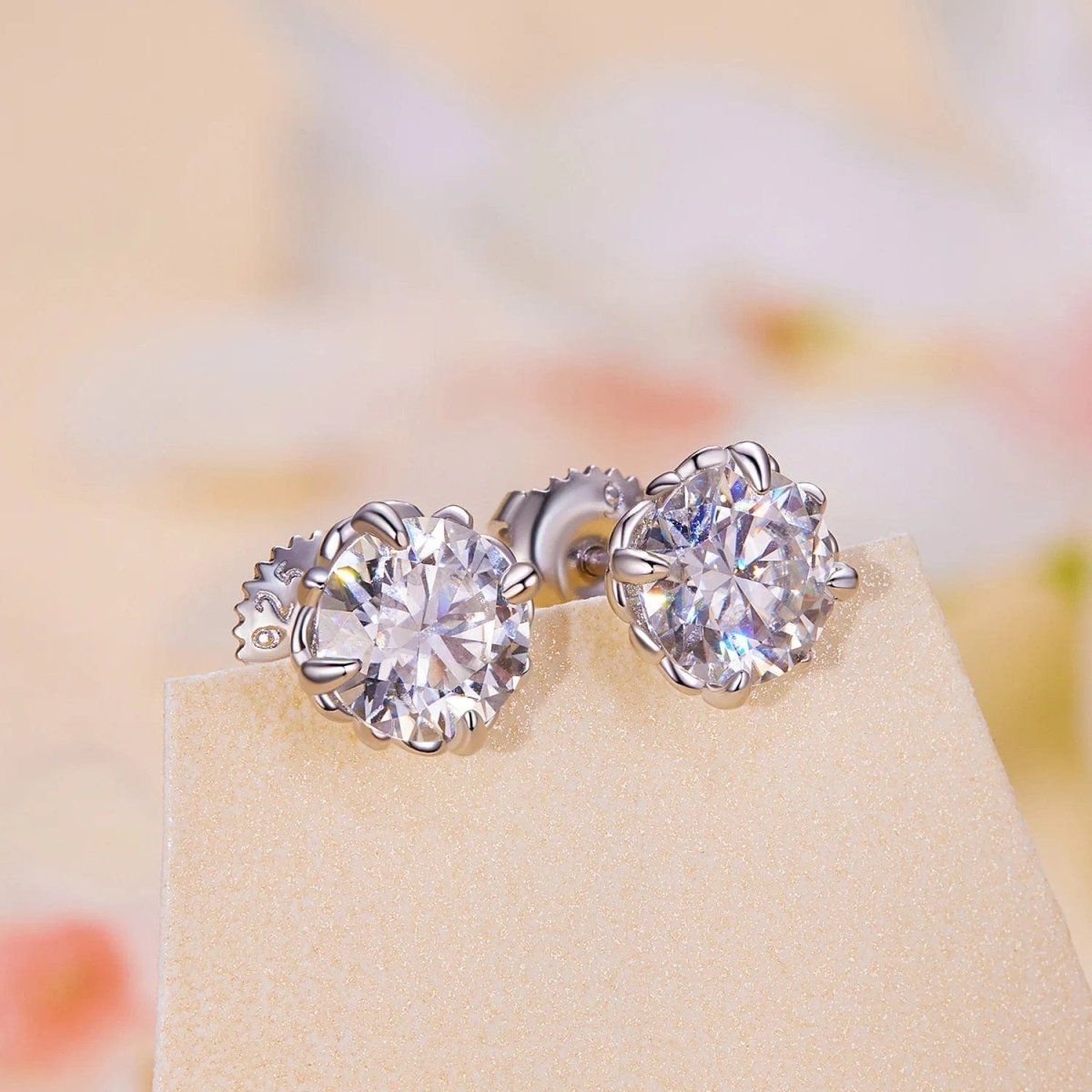 Pangama Jewelry Pangama Moissanite Stud Earrings