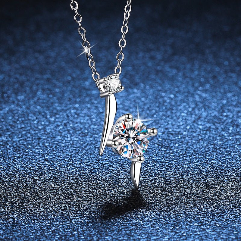 Pangama Jewelry Pangama Radiant Spark Moissanite Necklace