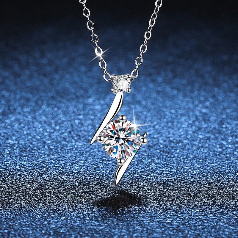 Pangama Jewelry Pangama Radiant Spark Moissanite Necklace