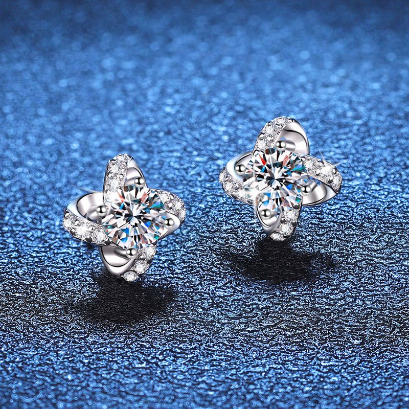 Pangama Jewelry Pangama Starlight Bloom Moissanite Stud Earrings