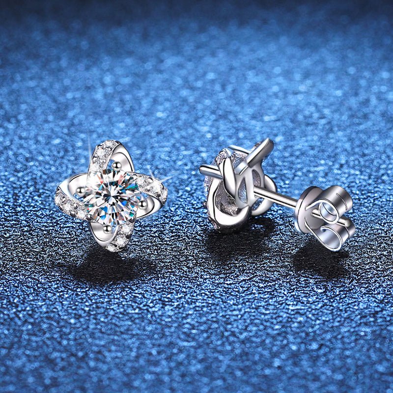 Pangama Jewelry Pangama Starlight Bloom Moissanite Stud Earrings