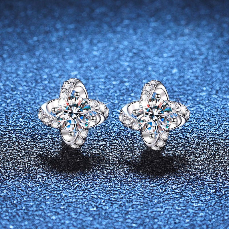 Pangama Jewelry Pangama Starlight Bloom Moissanite Stud Earrings