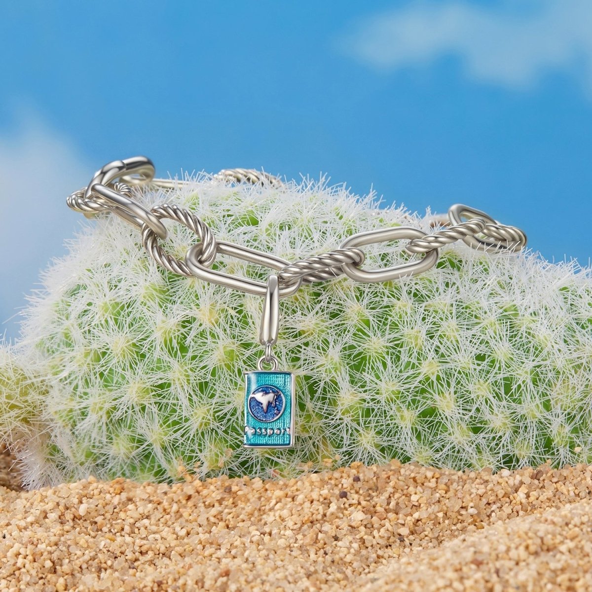 Pangama Jewelry Passport Dangle Charm