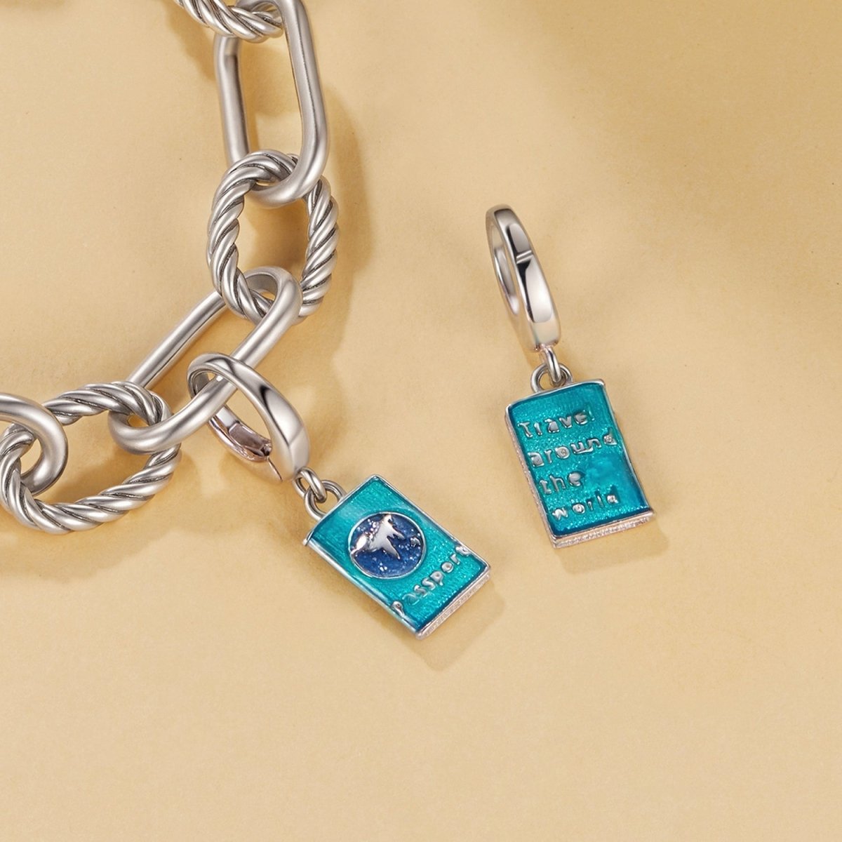 Pangama Jewelry Passport Dangle Charm