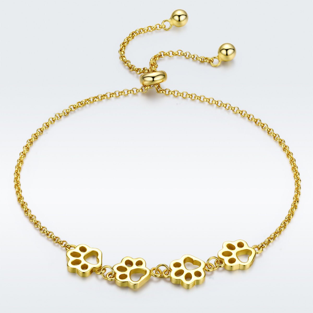 Pangama Jewelry Paw Print Adjustable Bracelet