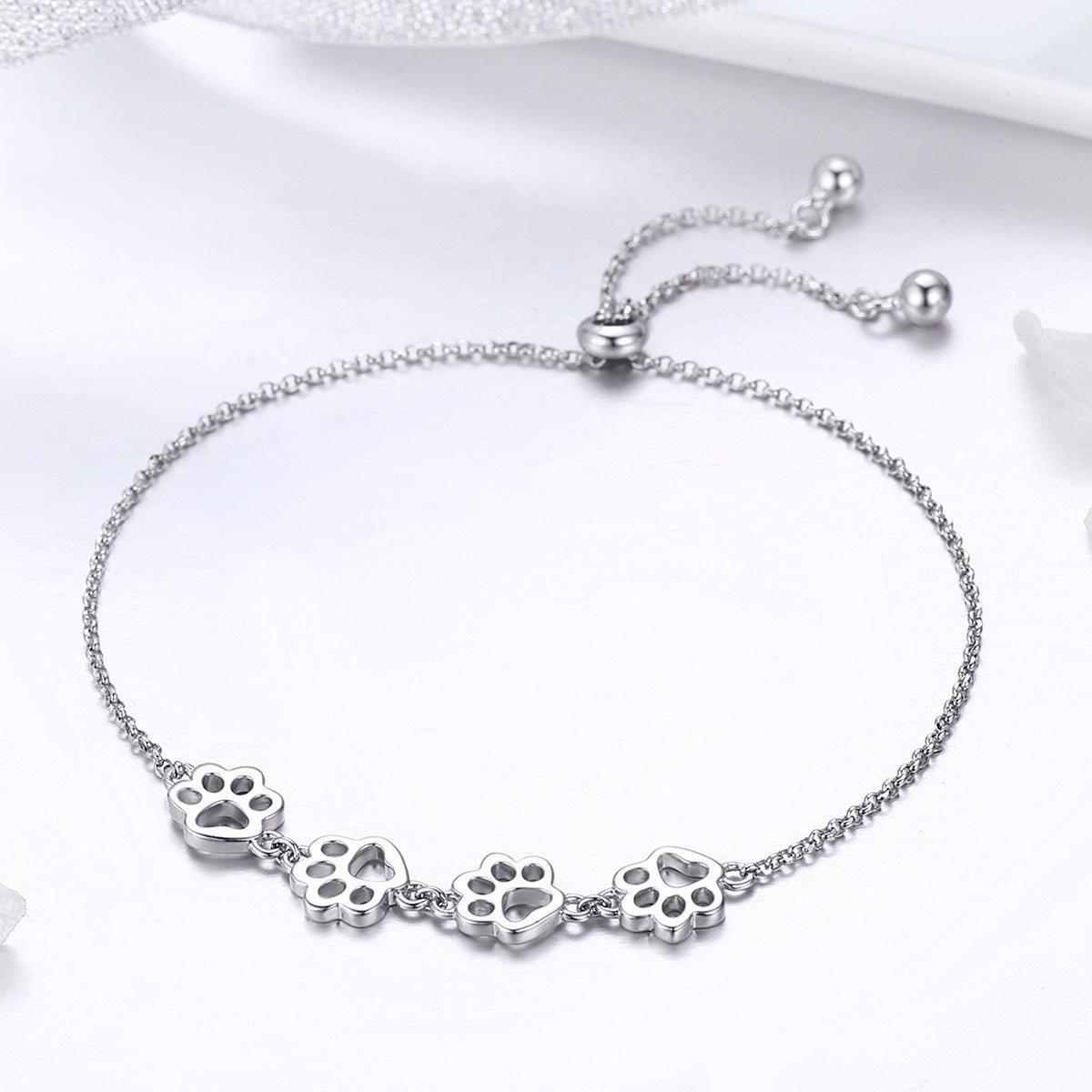 Pangama Jewelry Paw Print Adjustable Bracelet