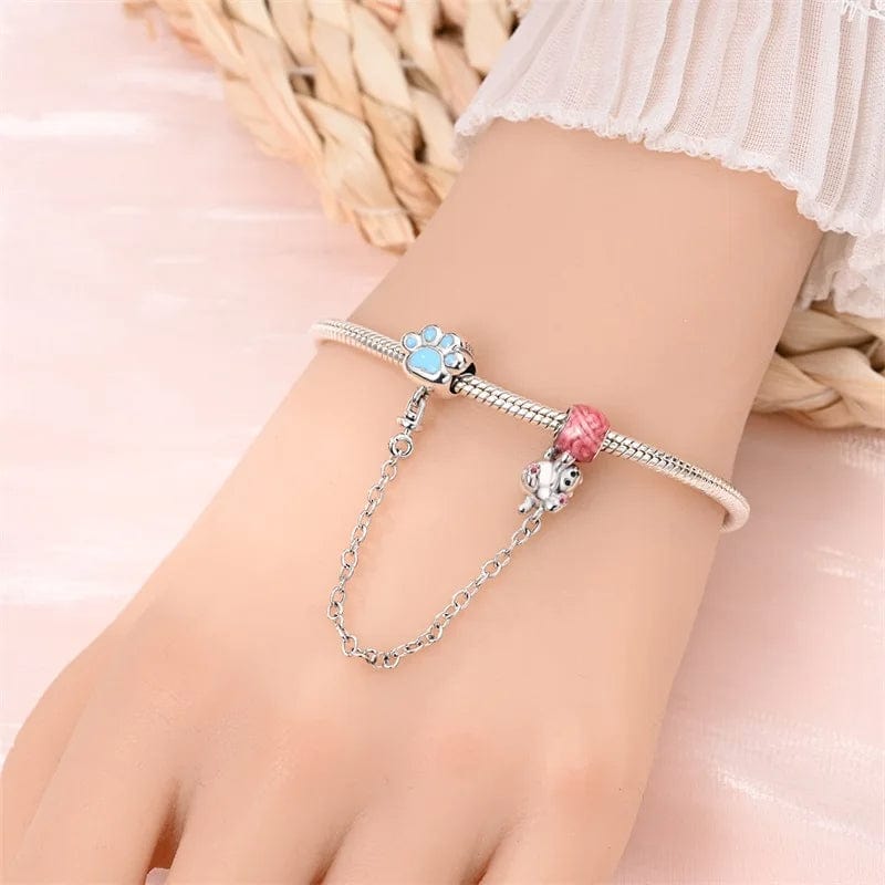 Pangama Jewelry Paw Safety Chain Charm