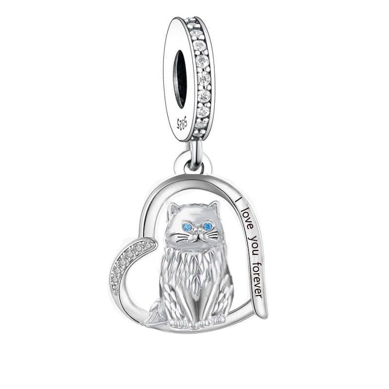 Pangama Jewelry Persian Cat Dangle Charm