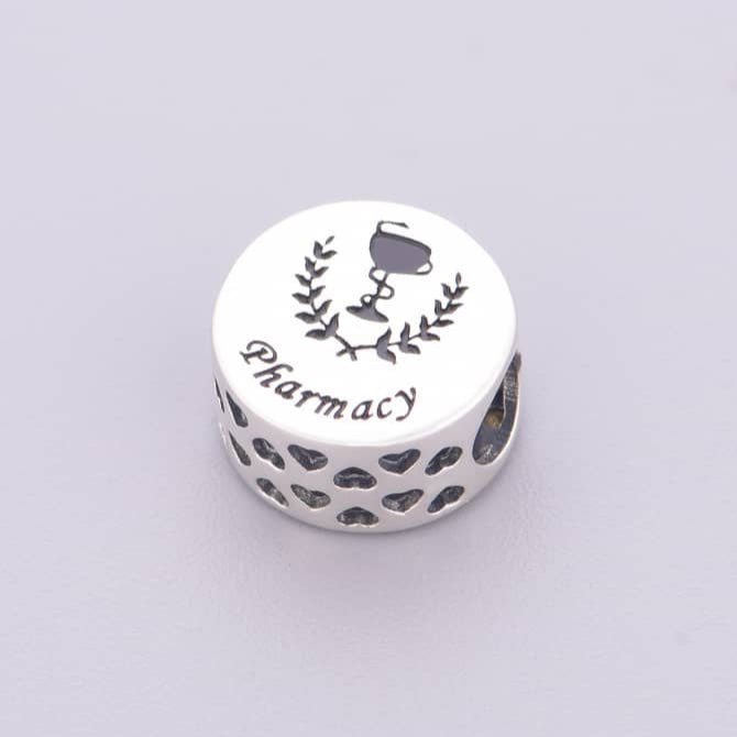 Pangama Jewelry Pharmacy Laurel Emblem Symbol Charm