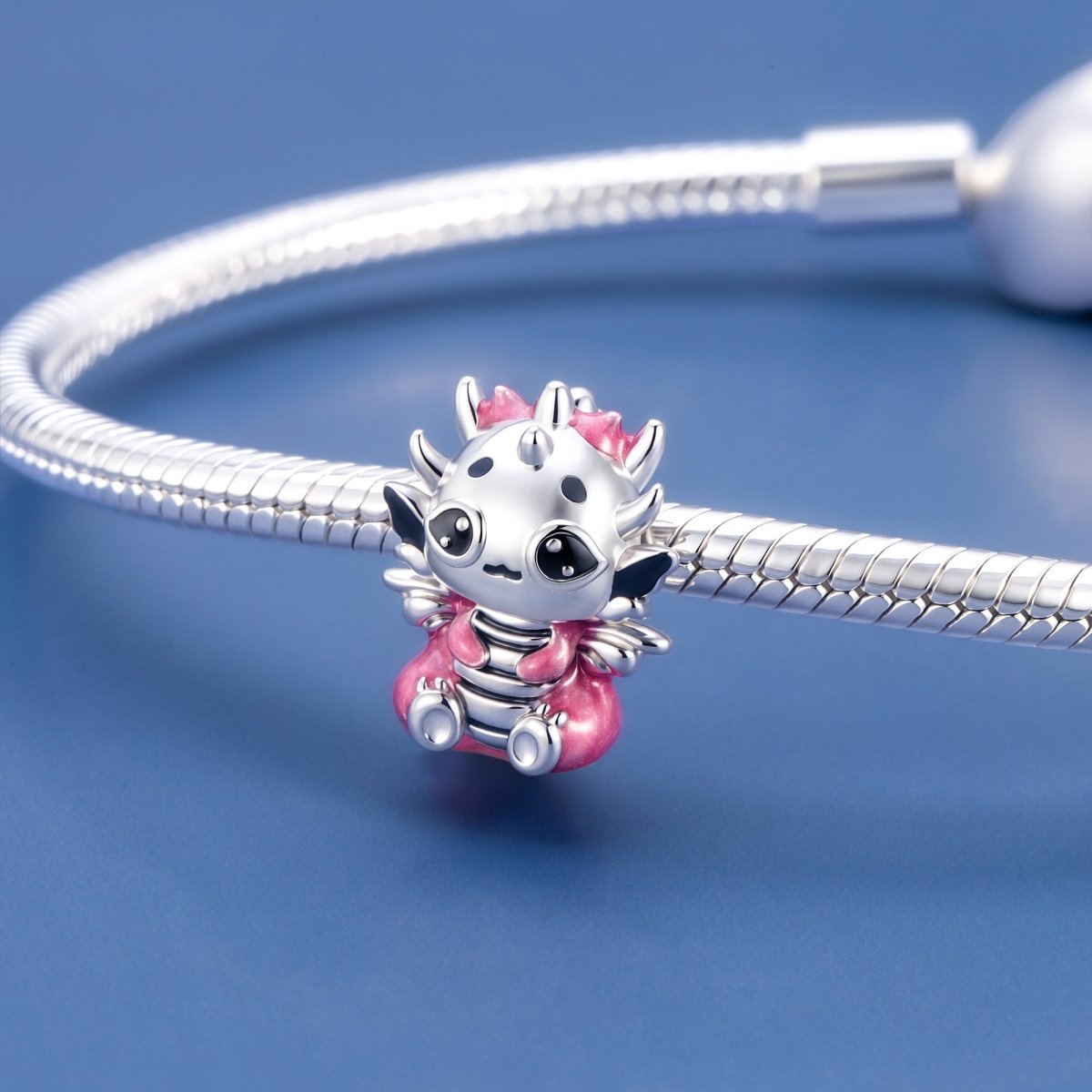 Pangama Jewelry Pink Baby Dragon Charm