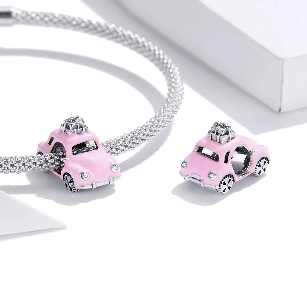 Pangama Jewelry Pink Car Charm