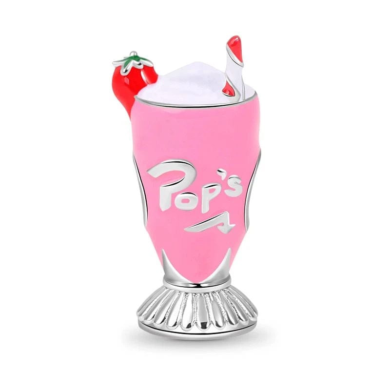 Pangama Jewelry Pink Milkshake Charm