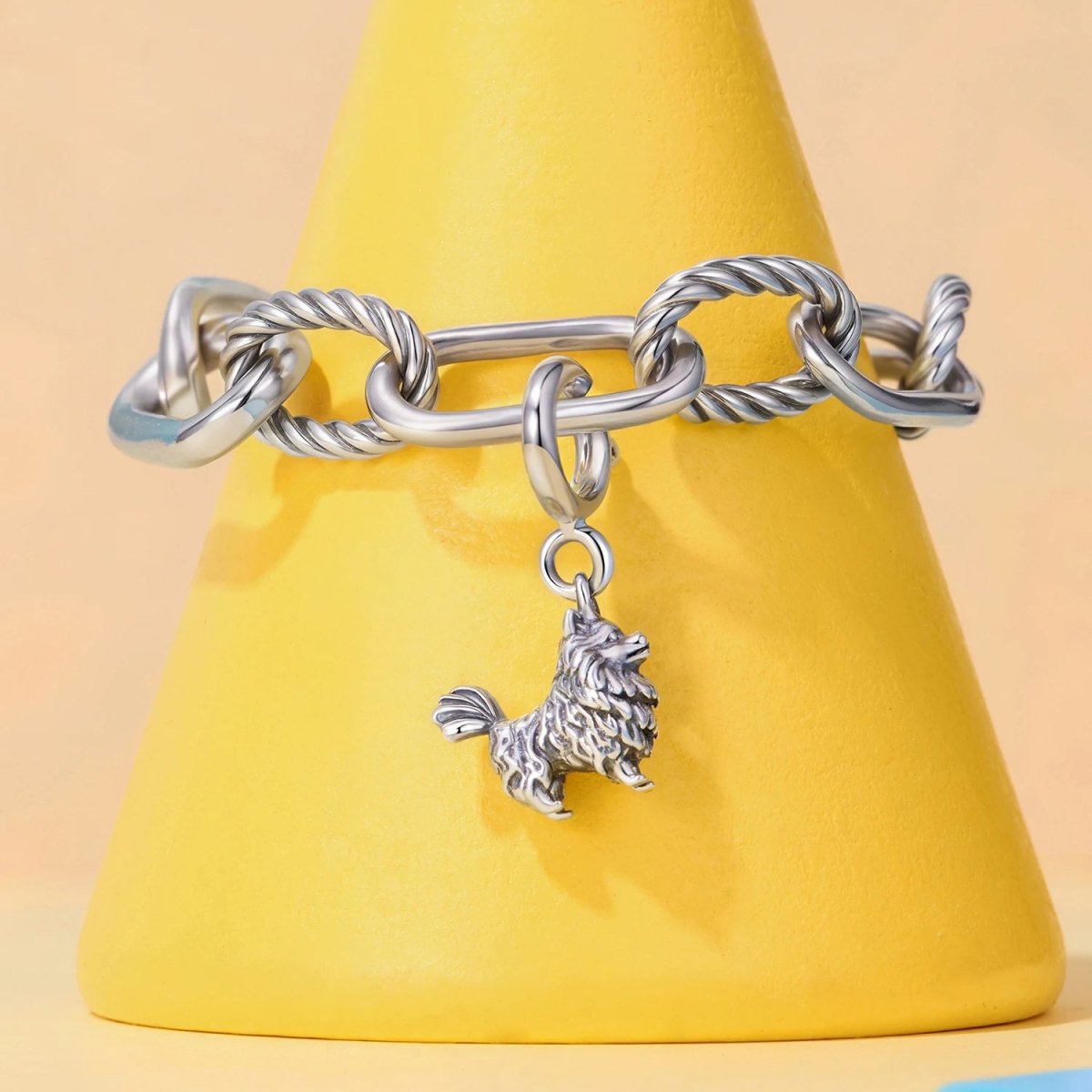 Pangama Jewelry Pomeranian Dog Dangle Charm