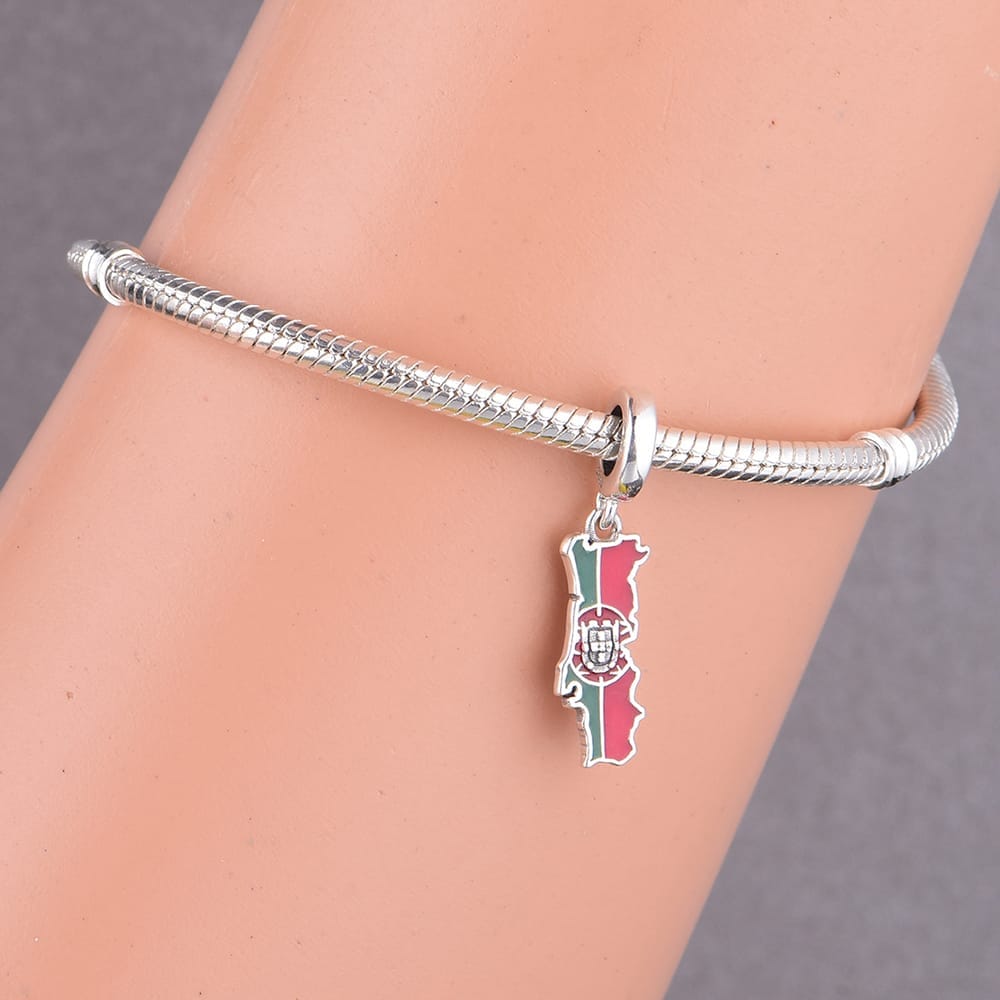 Pangama Jewelry Portugal Map Dangle Charm