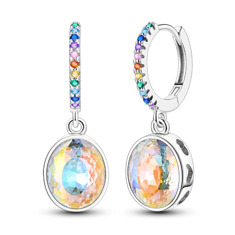 Pangama Jewelry Prismatic Glow Rainbow Drop Earrings