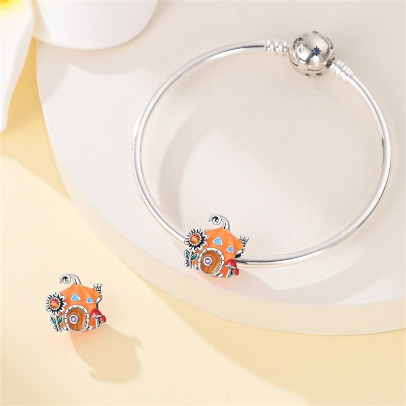 Pangama Jewelry Pumpkin House Fairy Tale Charm