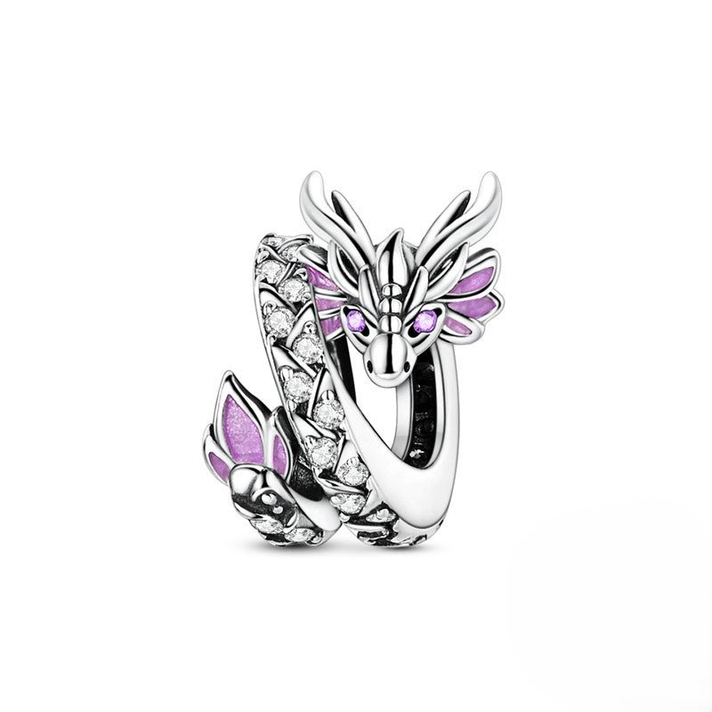 Pangama Jewelry Purple Enchanted Dragon Charm