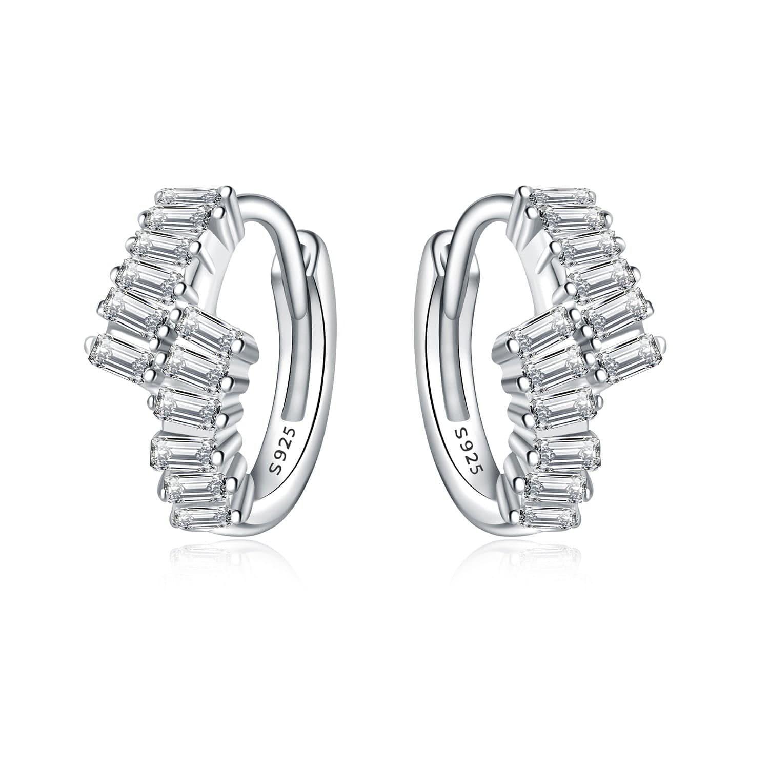 Pangama Jewelry Radiant Cascade Hoop Earrings