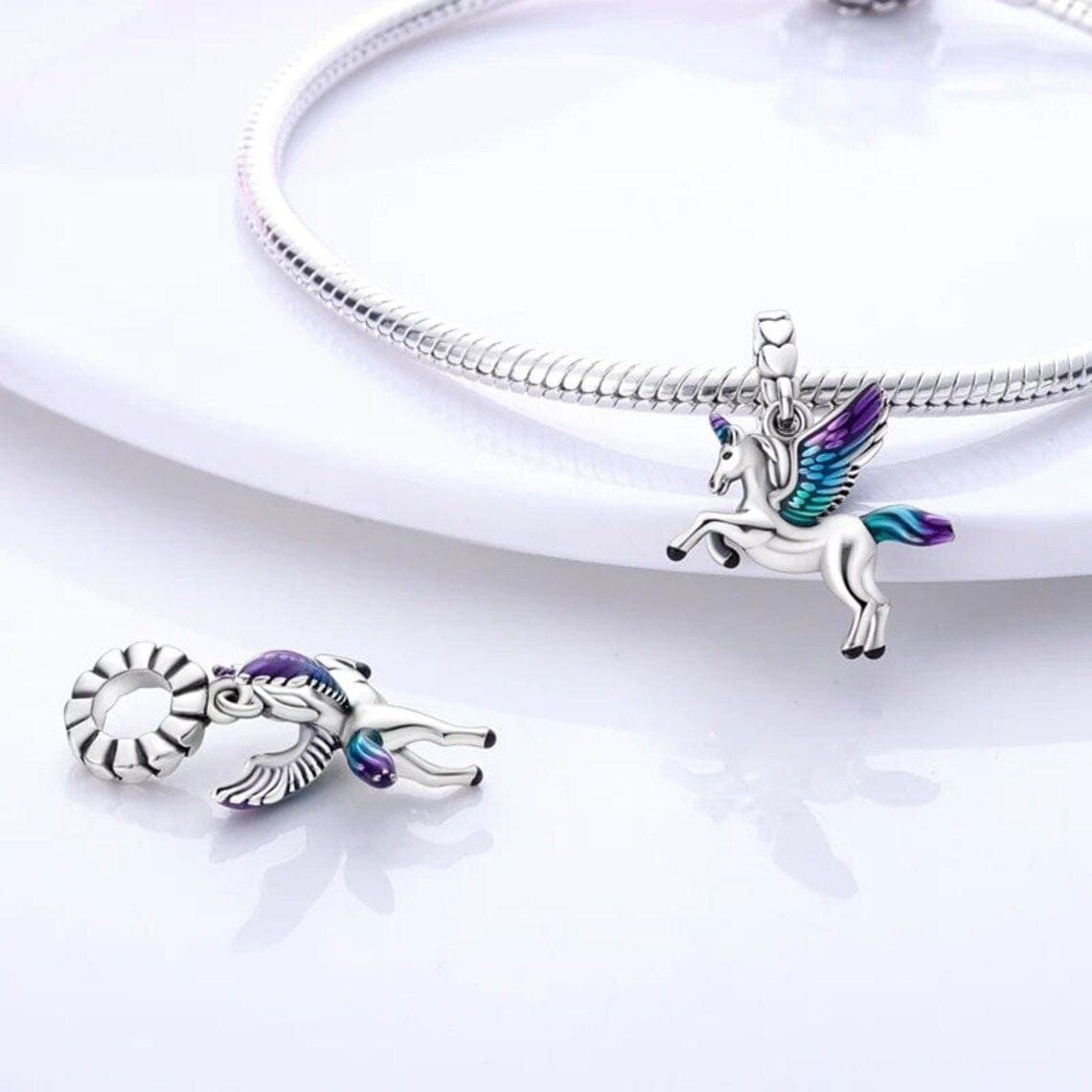 Pangama Jewelry Rainbow Unicorn Charm