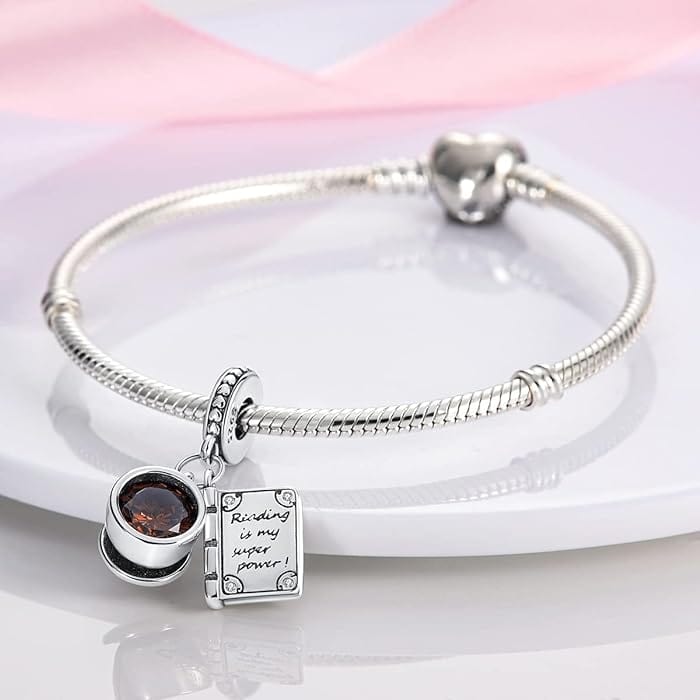 Pangama Jewelry Reading is My Super Power Book Charm