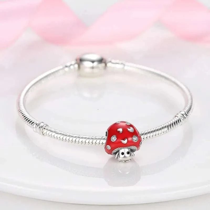 Pangama Jewelry Red Mushroom Charm