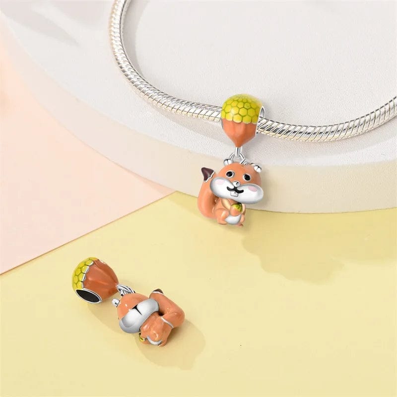 Pangama Jewelry Red Squirrel Dangle Charm