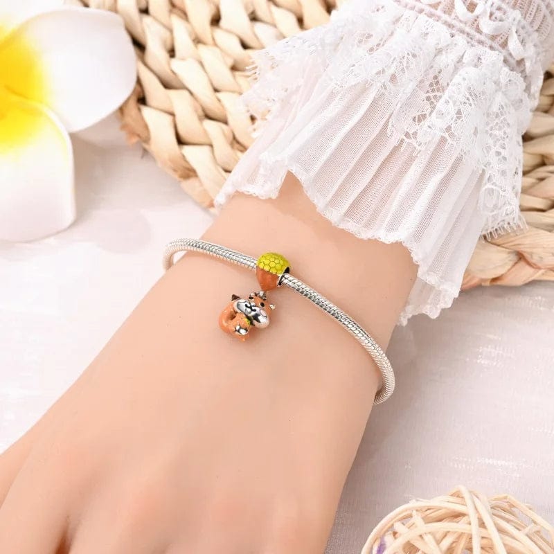 Pangama Jewelry Red Squirrel Dangle Charm