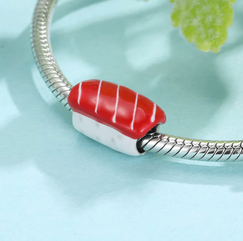 Pangama Jewelry Red Tuna Sushi Charm