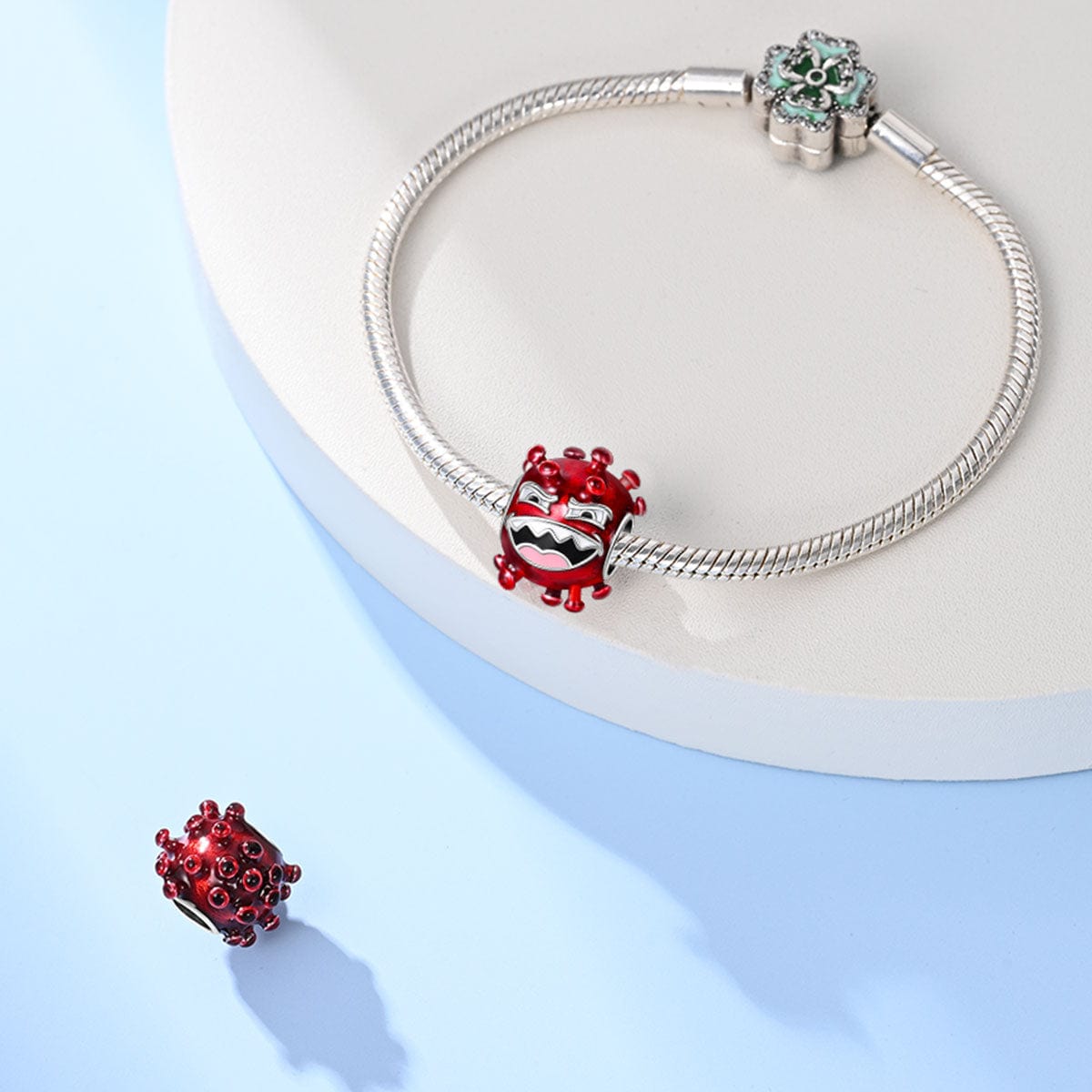 Pangama Jewelry Red Virus Charm