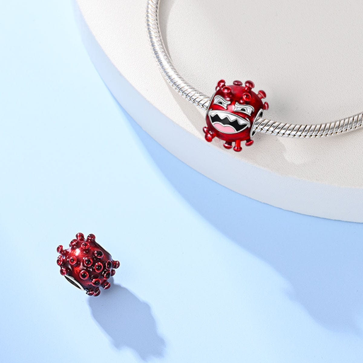 Pangama Jewelry Red Virus Charm