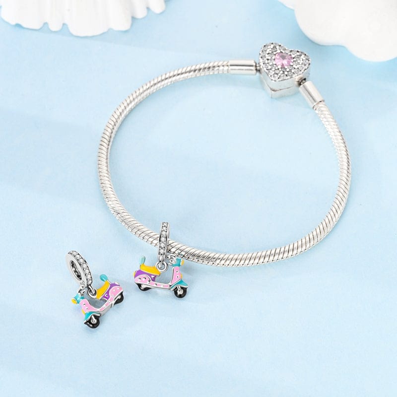 Pangama Jewelry Retro Scooter Adventure Charm