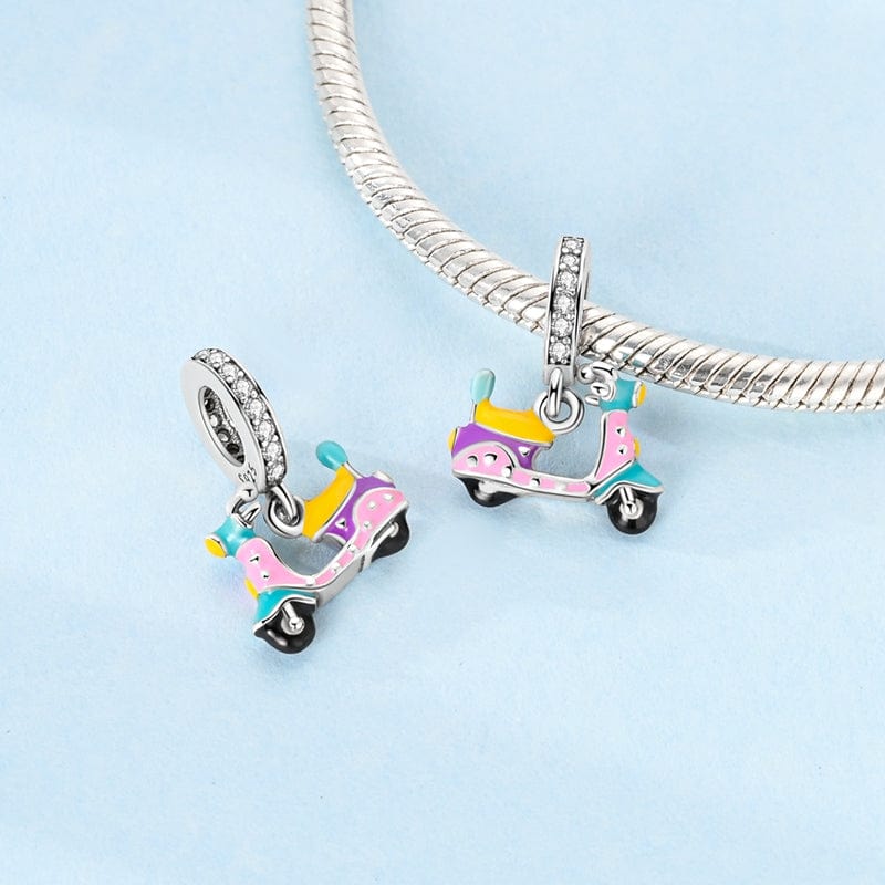 Pangama Jewelry Retro Scooter Adventure Charm