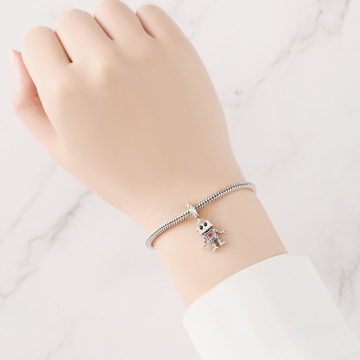 Pangama Jewelry Robot with Heart Charm