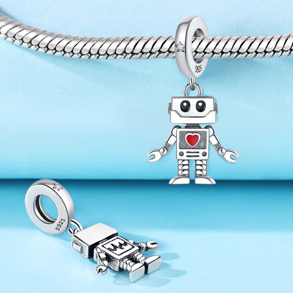 Pangama Jewelry Robot with Heart Charm