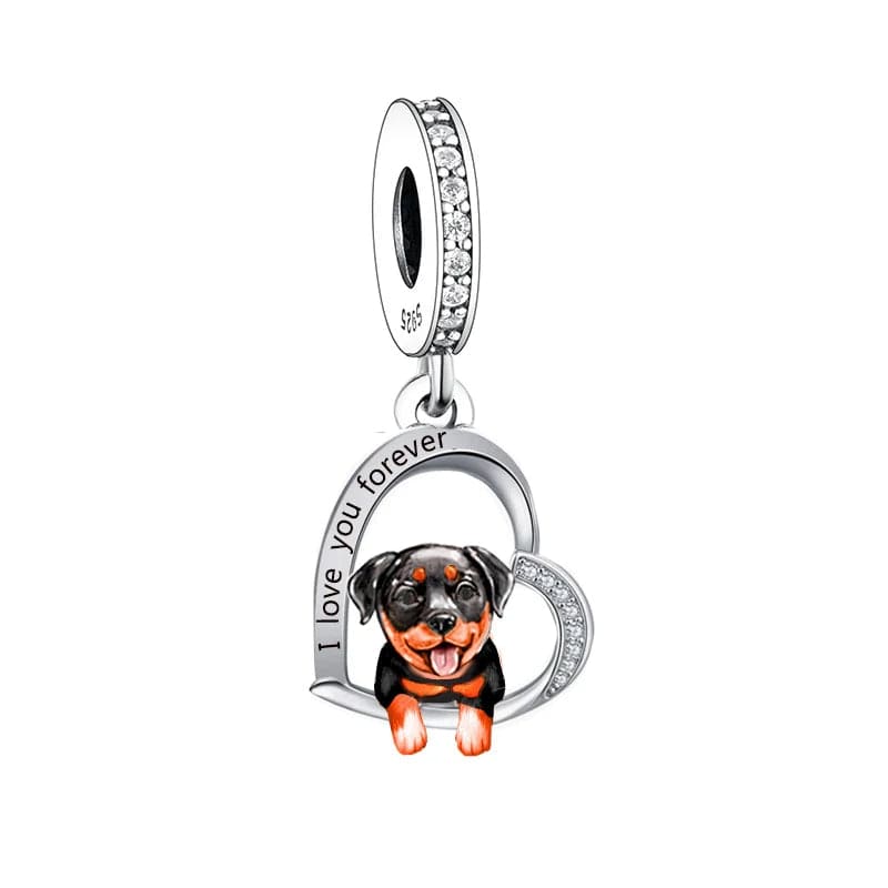 Pangama Jewelry Rottweiler Dog Charm