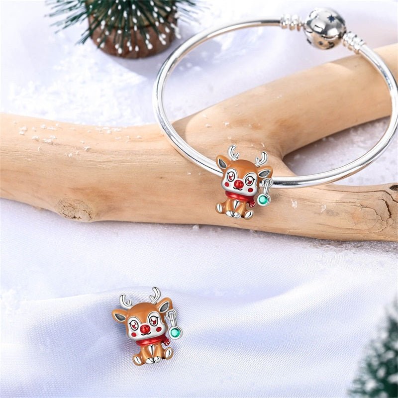 Pangama Jewelry Rudolph the Red - Nosed Reindeer Charm